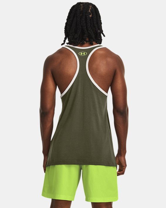 Men's Project Rock Tank in Green image number 1